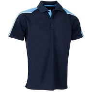806 Igen Unisex Polo - Navy/Sky
