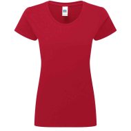 Russell Ladies Authentic Classic Ringspun T-Shirt - Classic Red
