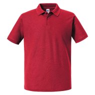 Russell Authentic Eco Piqué Polo Shirt - Classic Red