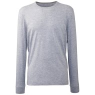 Anthem 100% Organic Long Sleeved T -Shirt - Grey Marl