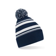 Beechfield Pitchside Beanie - FRENCH NAVY/WHITE