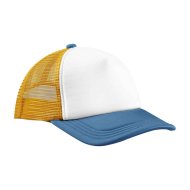 Beechfield Retro 5 Panel Trucker Cap - Sunflower/​Heritage Blue
