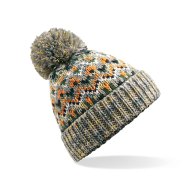 Beechfield Blizzard Bobble Beanie - Forager Fusion