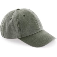 Beechfield Low Profile Vintage Cap - Vintage Olive