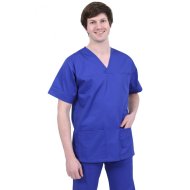 Behrens Smart Scrub Top - Royal