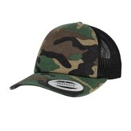 Flexfit Classic Camo Trucker Cap - Wood Camo/​Black
