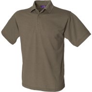 Henbury Classic Pique Polo - Olive