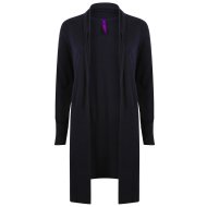 Henbury Women&#039;s Longline Open Cardigan - Navy