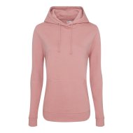 Just Hoods by AWD Girlie College Hoodie - Dusty Pink