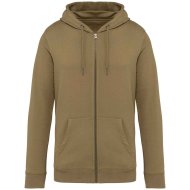 Native Spirit Unisex Full Zip Hoodie - Light Olive Green
