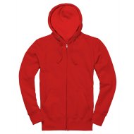 Cottonridge Comfort Zip Hoodie - Red