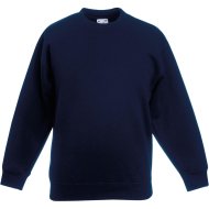 Fruit Of The Loom Classic 80/20 Kids Set-In Sweatshirt - Deep Navy