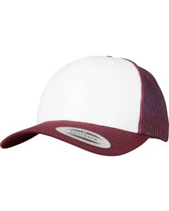 Maroon/​White
